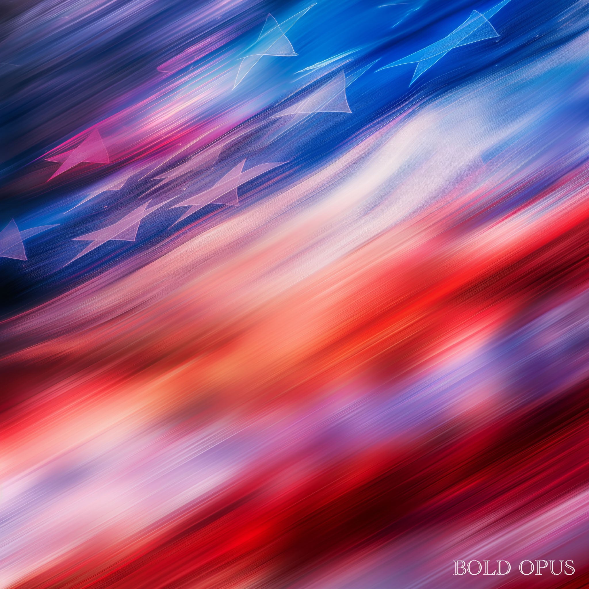 Blurred Stars & Stripes