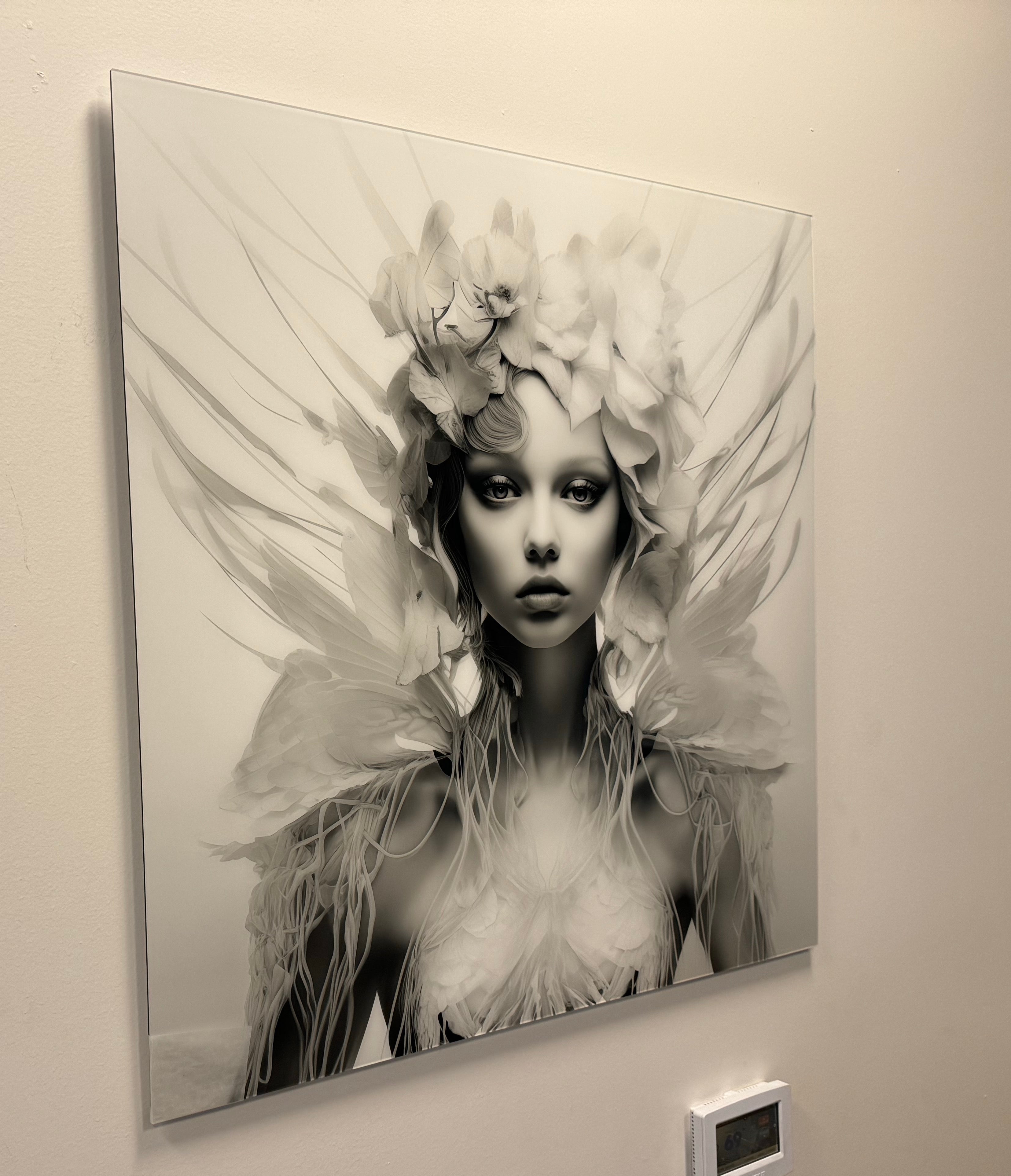 Angel Wings Art Piece  (FRAMED)