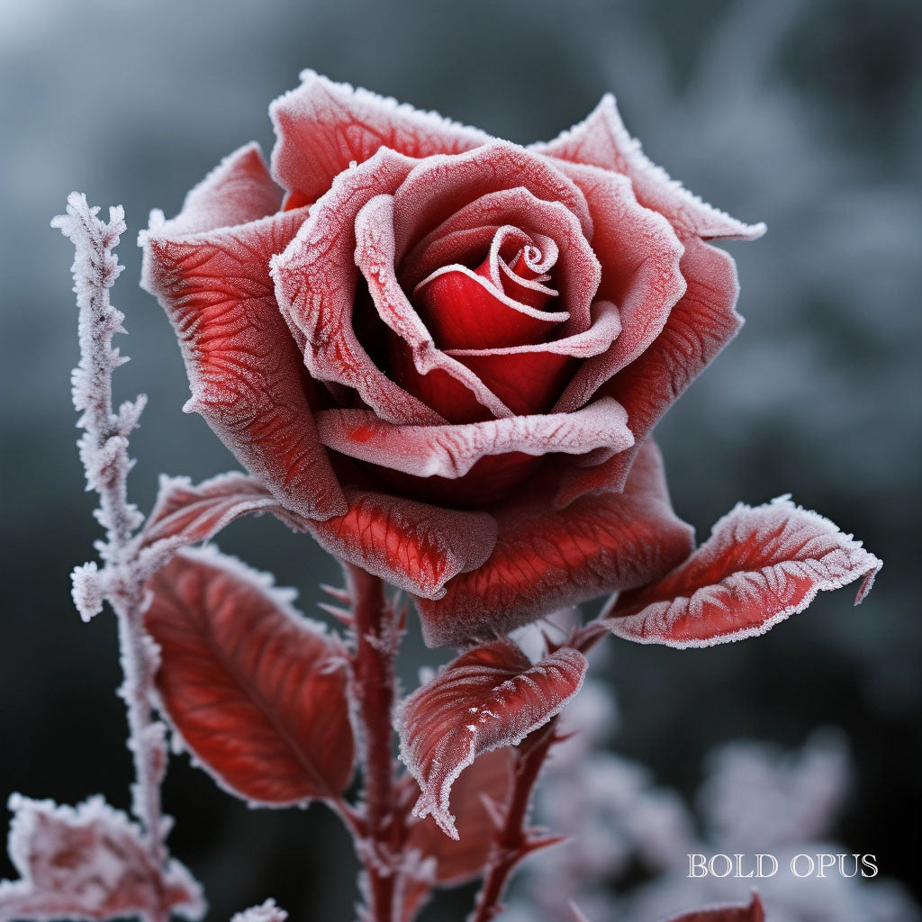 Frozen Rose